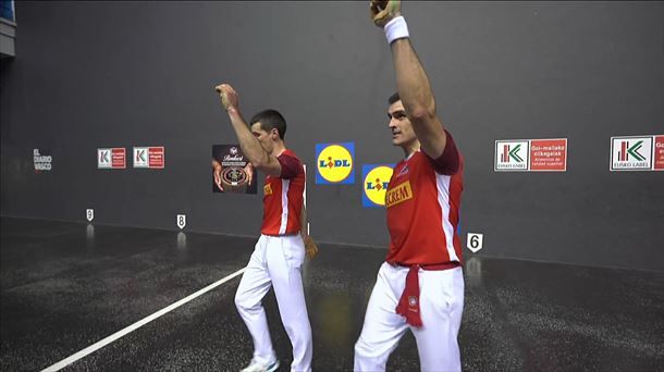 Ezkurdia et Rezusta seront les adversaires d'Artola et Mariezkurrena en finale du championnat par paires.