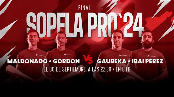 Gaubeka-Perez, the final of the Sopela Pro'24, tonight on eitb.eus and ETB1.