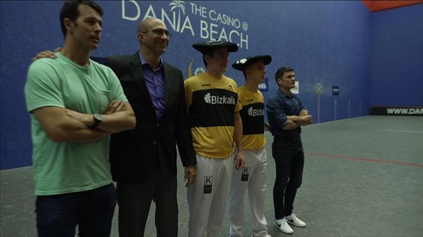 Erkiaga and Manci, champions of Biscayne Cup