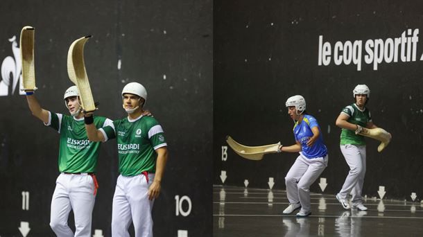 Euskadi gana a Filipinas (15-5, 15-5) y pierde contra España (5-15, 7-15), en la Liga de Naciones de Jai Alai