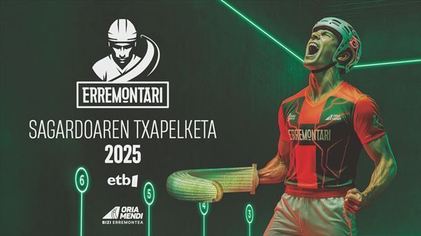 La final Urriza-Larrañaga vs. Aldabe-Barrenetxea IV de "Erremontari", esta noche, en ETB1 y eitb.eus