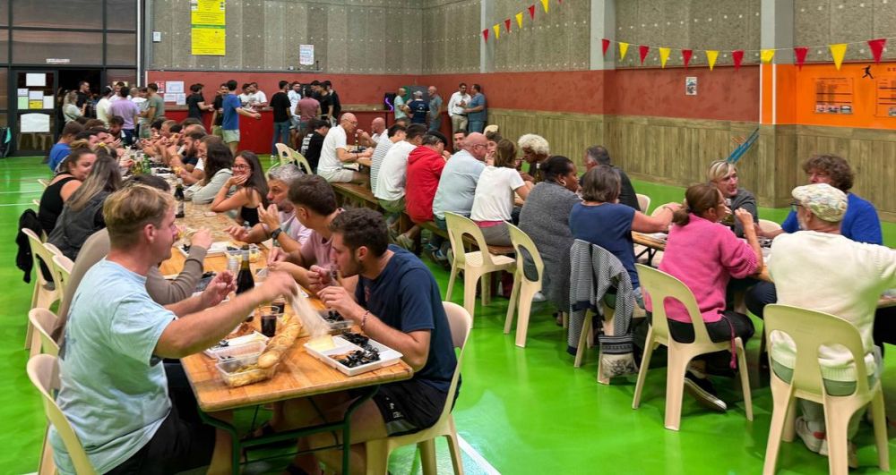 Arzacq-Arraziguet: final evening meal "Spéciale 1re Série" at the pelota club