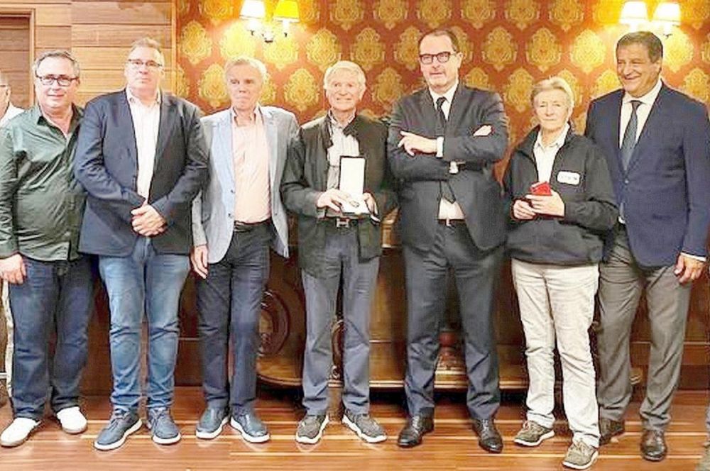 Urcuit : Guy Laborde honored by the International Federation of Basque Pelota