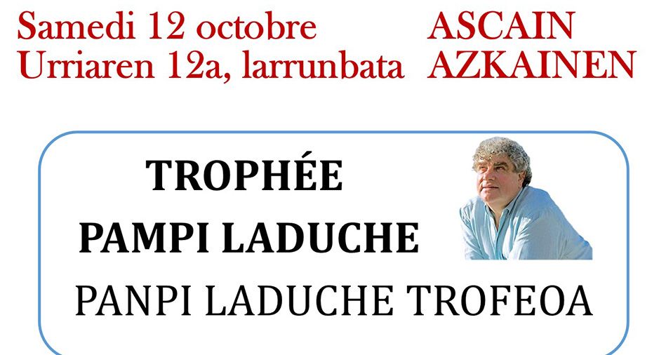 See you at the Ascain fronton for the Trophée Pampi Laduche.