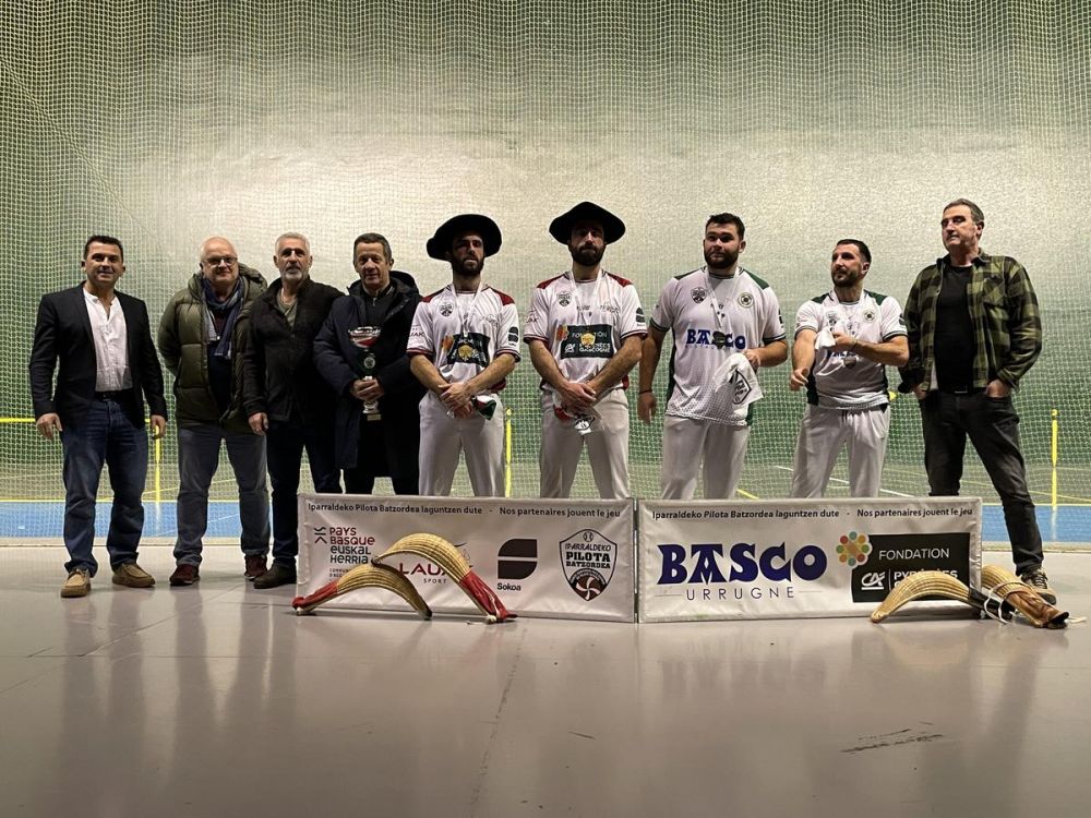 Joko garbi: los hermanos Riouspeyrous se proclaman campeones del País Vasco de 1ª serie