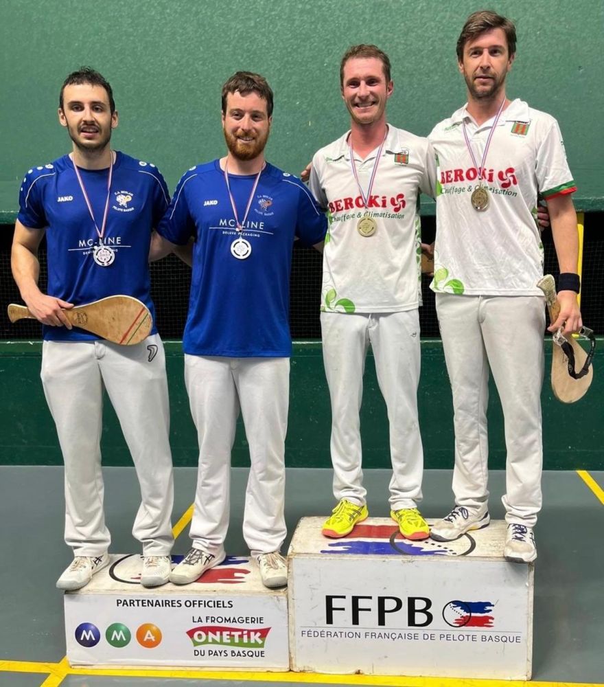 Pelote basque (pala): Betbeder and Hubert win outright