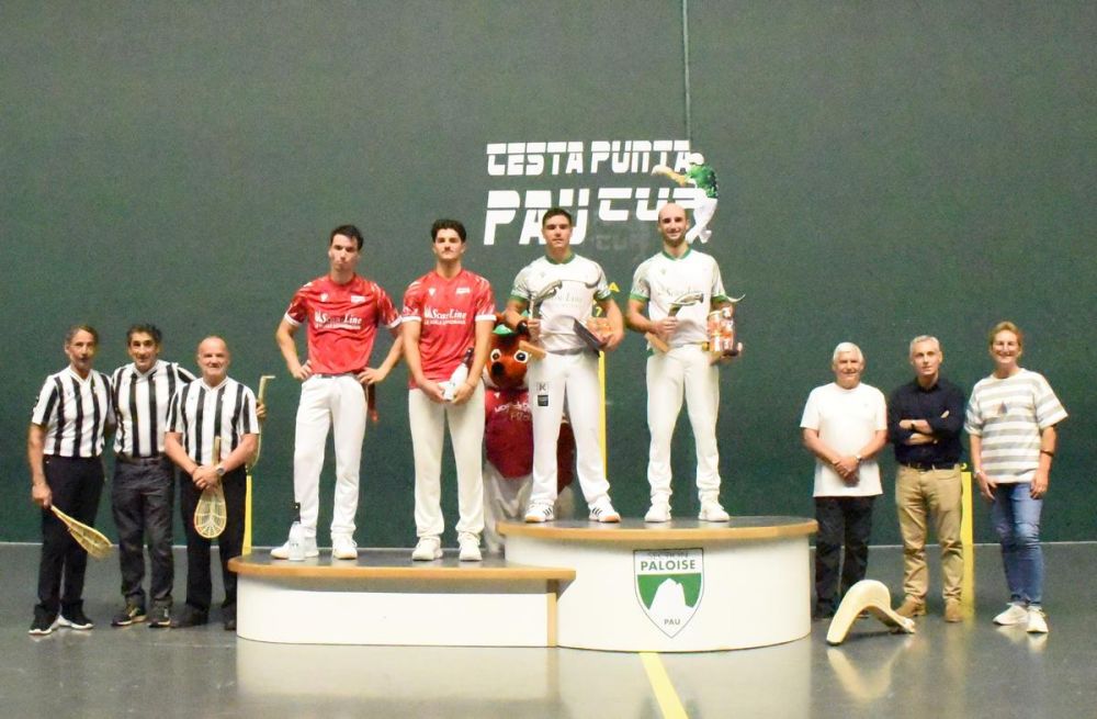 Pelota - Cesta-Punta Pau-Cup: El "Maestro" Lekerika y Etcheverry ganan la competición Master 1