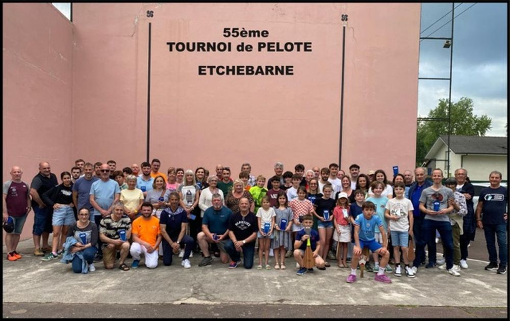 Pelota: over 300 players at the 55th Etchebarne tournament