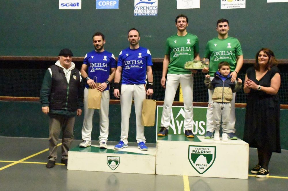 Pelota. Un triplete para Miremont y Duguine en el Master Excelsa de Pau