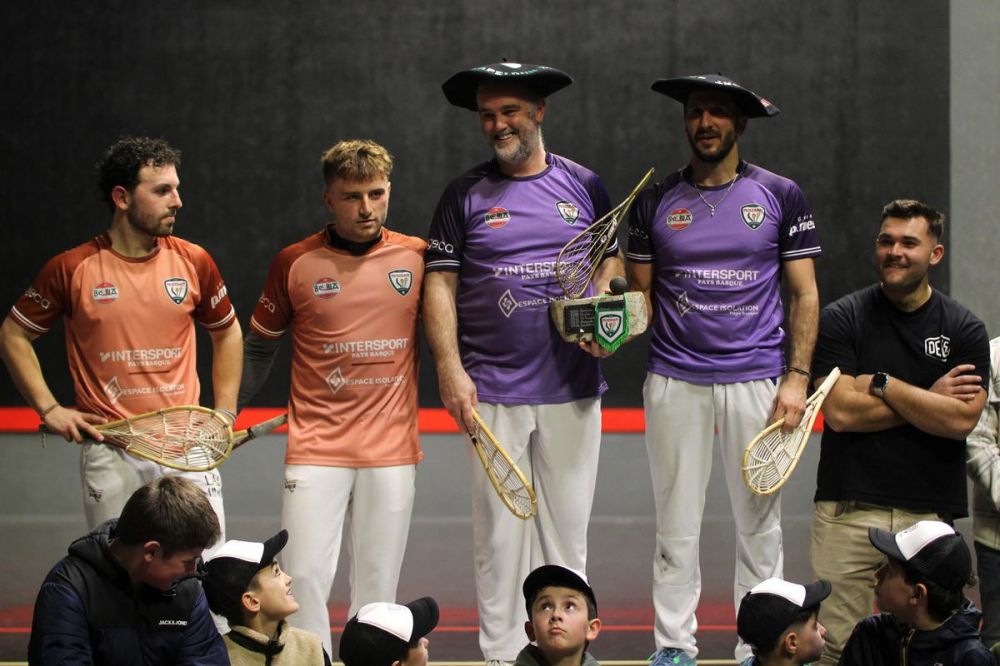 Pelote basque (xare) : Driolet et Sistiague remportent les Masters au bout de l’effort