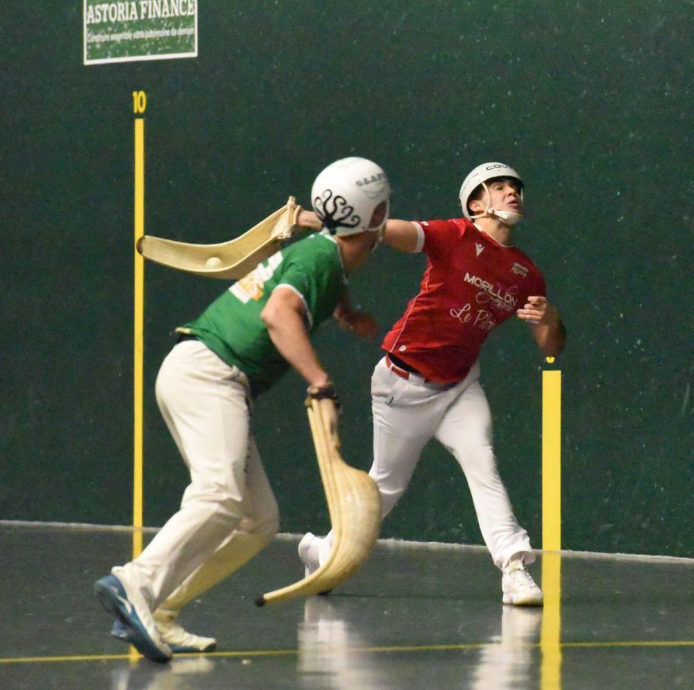 Pelote. Urreisti and Portet in the second round of the Cesta de Nadaü