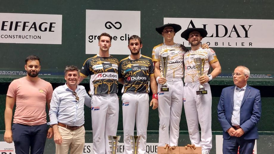 Pelote basque, Master Pilotarienak : les champions Luis Sanchez et Peio Larralde confirment leur suprématie